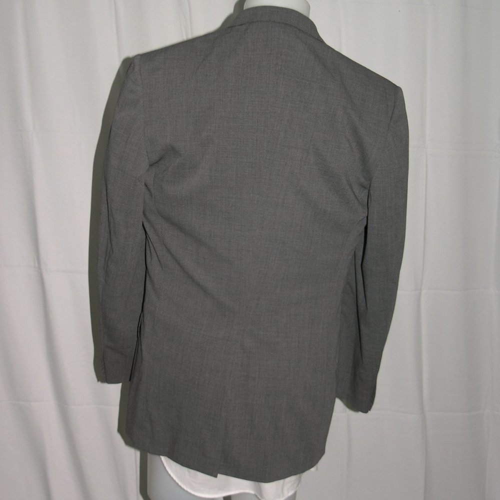 Gucci Tom Ford Era Gray Solid Woven Three Button … - image 7